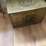 Brass Fire screen. coal box Image 2