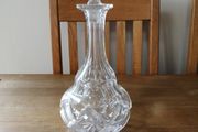 Crystal Decanter Beautifully Cut 12.5"high