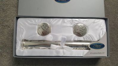 BNIB Silverplated Birth Cert Holder, My First Tooth & Curl Keepsake Boxes