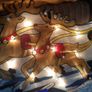 santa with sleigh light up decoration Image 3