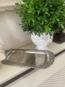 ShabbyChic Vintage Trays  Set of 2 heavy in quality