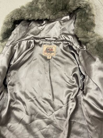 faux fur girls jacket