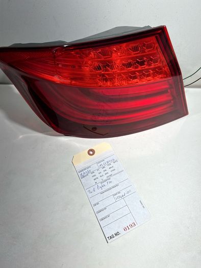 2010-2013 BMW 5 Series F10 Saloon Passenger Left Side outer tail Light 17346201
