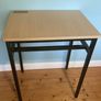 Sleek Compact Desk | Wooden Top with Sturdy Metal Frame Image 3