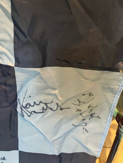 Dublin gaa flag autographed