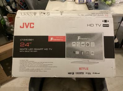 JVC 24 inch LED SMART Television with USB, 2 HDMI, PC Connection port, WIFI connectivity, etc (Boxed / Like New)