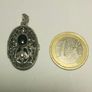 Sterling Silver Locket with Marquesites Image 2