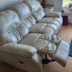 Recliner Leather Couch