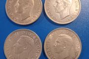 4x GeorV1 florins