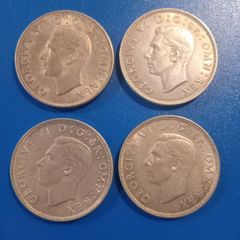 4x GeorV1 florins