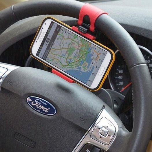 Car mount holder steering wheel accessories adjustable stand