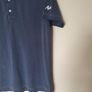 travis mathew polo shirt size small ptp 20" navy in like new condition Image 4