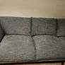 Grey Fabric Corner Sofa with Matching Ottoman Image 4