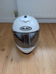 HJC i71 Pearl White Motorbike Helmet Size Large