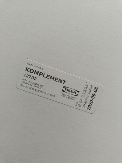 IKEA komplement shelves
