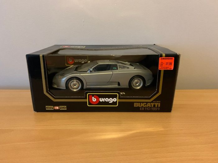 Bugatti EB110 1991 1/18 Burago Model Car