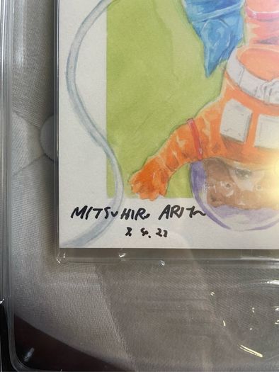 Mitsuhiro Arita Signed Art Print Graded 9.8 NM/Mint AP Grading