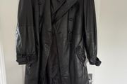 Zara leather trench coat