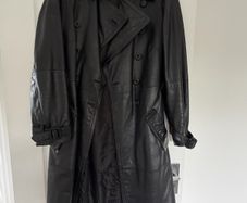 Zara leather trench coat