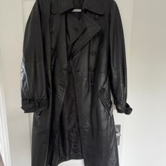 Zara leather trench coat