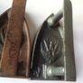 4x Antique Flat Irons French Cast Iron Image 6