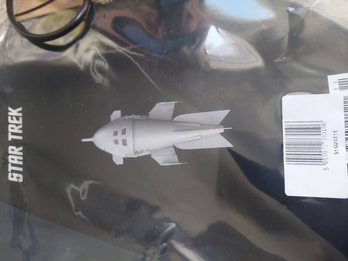 Eaglemoss Star Trek Captain Proton's Rocket Ship Boxed.