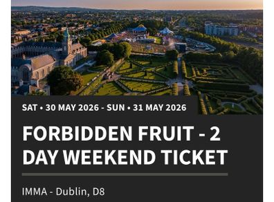 Forbidden fruit ticket 2 day weekend ticket