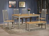 main image for ad Nappa Grey &amp; Oak Dining Set