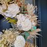 Handmade Silk Flower Wreath Image 2