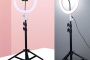 Brand New HQ-HD Ring Light With Long Tripod Stand &amp; Phone Holder for YouTube Video, Desktop Camera Led Ring Light for Streaming, Makeup, Selfie Photography, Tik Tok., Makeup.