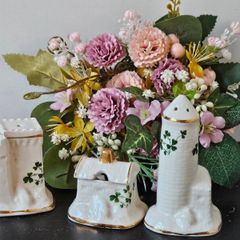 Vintage Carrigaline Pottery Irish Cruet Set Salt, Pepper and Mustard Pot