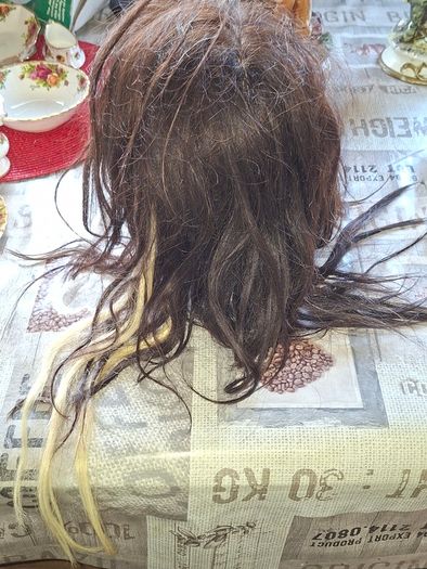 Beauty Works Professional Brand Mannequin Head, for displaying Luxury Hair Extensions. The product is marketed for both luxury hair extensions and professional styling tools, Stage or Movie Props It is designed for styling practice, often featuring 100% h
