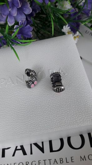 Brand new genuine Pandora sterling silver charm clips