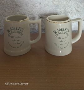 McSorleys Old Ale House Ceramic Tankard Mugs