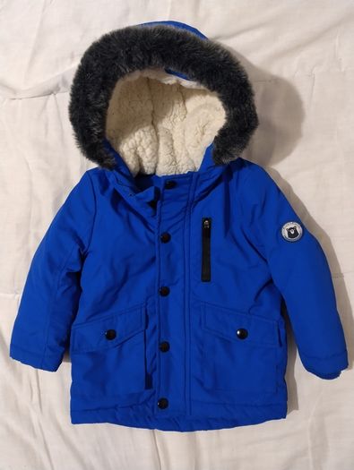 Warm Fleece Lined Hooded Jacket