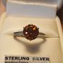 3 ct. Citrine Solitaire Ring with Moissanite accents. Bargain Price Image 2