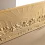 Large Heavy Vintage 3D Last Supper Wall Plaque Relief Image 2