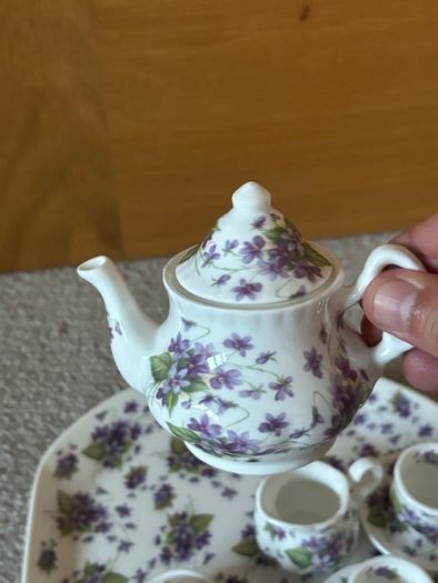 vintage St George miniature porcelain tea set