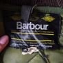 Barbour quilted jacket - olive green Image 3