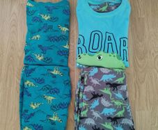 Two Boy's Dinosaur Pyjamas set.