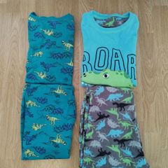 Two Boy's Dinosaur Pyjamas set.