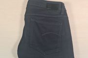G STAR RAW black slim fit stretchy denim jeans Size W 29 L 30  zip fly A1