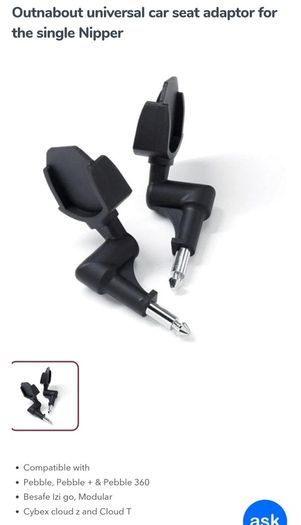 Out and about carseat adapters
