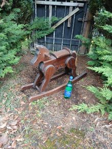 vintage rocking horse