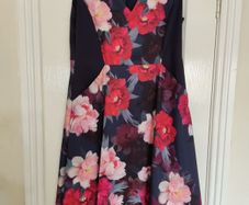 Phase Eight floral jacquard fit and flare dress size 14