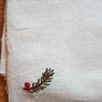 Hand Embroidered Linen Tablecloth and 12 Napkins Image 10