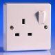 13 Amp Single Switched Wall Sockets Galway City Centre/ Nationwide By Jiffy Fast Post Home Door Delivery Or Collection Can Be Arranged