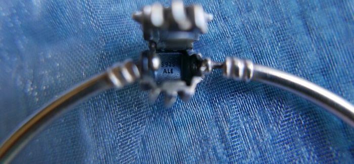 Genuine Pandora Sterling Silver 925  Limited Edition Firework Snowflake Christmas Bangle 10,8g