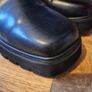 Chelsea Black Leather Boots UK5 Image 4
