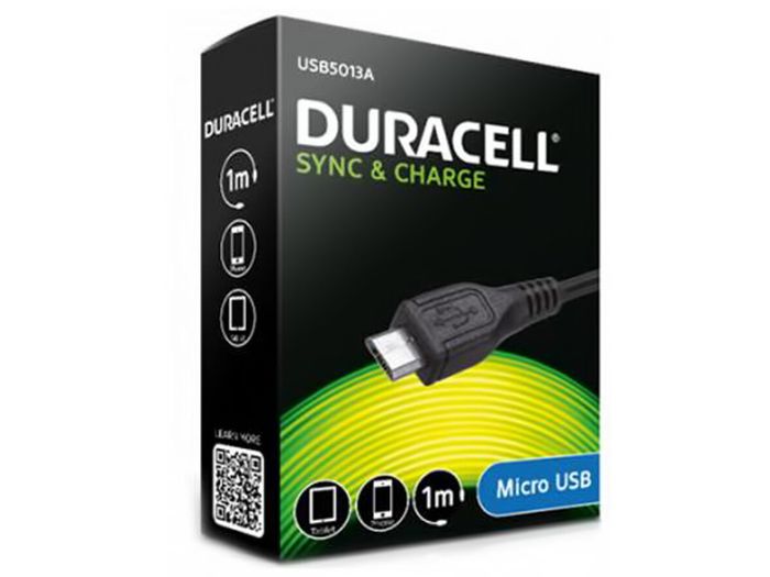 Duracell Micro USB Fast Charging QC 3.0/2.0 (1.0 M) & Data Sync Cable (Brand New/Warranty)